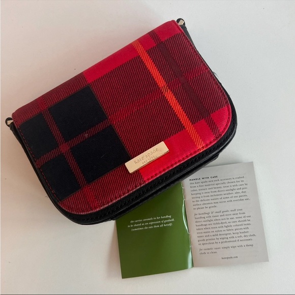 Kate Spade Red & black Small Cross Body Purse - Picture 1 of 7